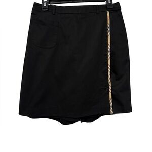Vintage 1990’s Burberry Golf Skort - Black (Size 6)